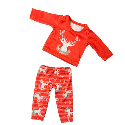 Traje de Alce Navideño para Muñecas Americanas de 18 Pulgadas - Image 8