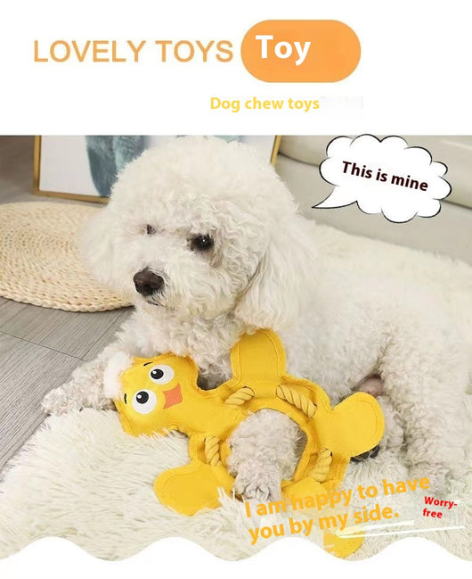 Juguete de Peluche para Perros y Gatos - Hueso Resistente a Mordidas con Sonido - Image 17