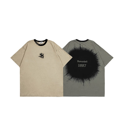 Playera de Contraste de Colores para Parejas - Diseño Moderno Unisex - Image 8