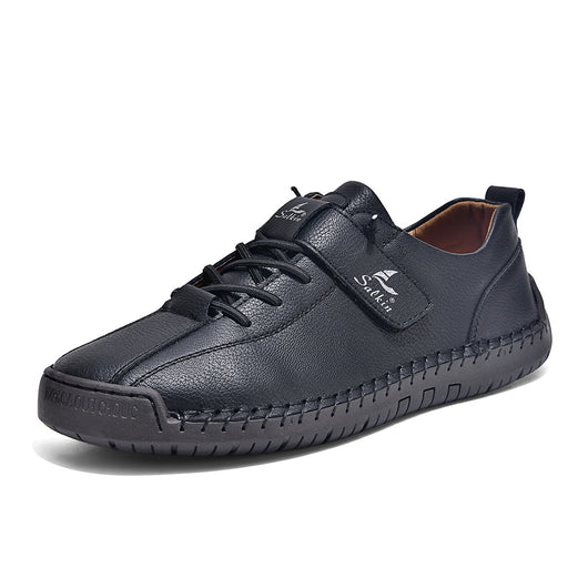 Botas Cortas para Hombre Talla Grande con Costura a Mano - Image 7