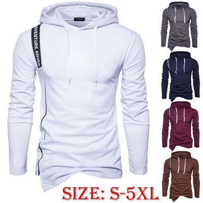 Sudadera Hoodie Pullover Manga Larga Talla Grande para Hombre - Image 3