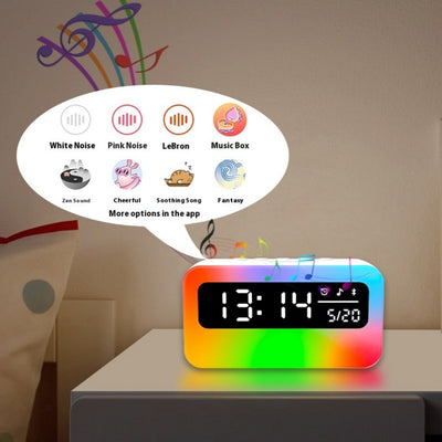 Reloj Despertador Bluetooth con Sonidos Relajantes y Altavoz Multifunción - Image 3