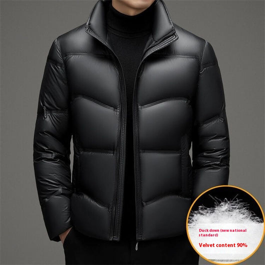 Abrigo Acolchado para Hombre Invierno - Chaqueta Térmica con Cuello Alto - Image 8