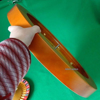 Ruleta de Madera Maciza Profesional - 50cm o 45cm con Plataforma Metálica - Image 4