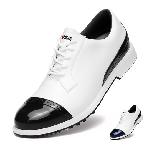 Zapatos de Golf Impermeables con Tacos Antideslizantes para Hombre - Image 2