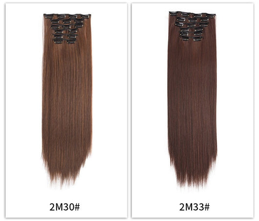 Set de 6 Extensiones de Cabello Liso Largo - Image 38