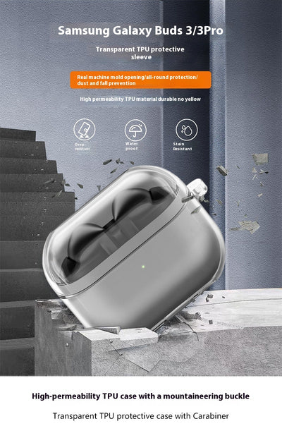 Funda Protectora Transparente para Auriculares con Hebilla de Montaña - Image 15