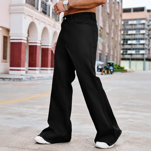 Jeans Bootcut Cintura Alta Negros Slim Casual - Image 4