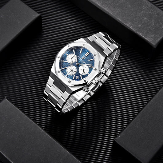 Reloj Cronógrafo de Hombre Cuarzo 6 Agujas - Estilo Ejecutivo - Image 10