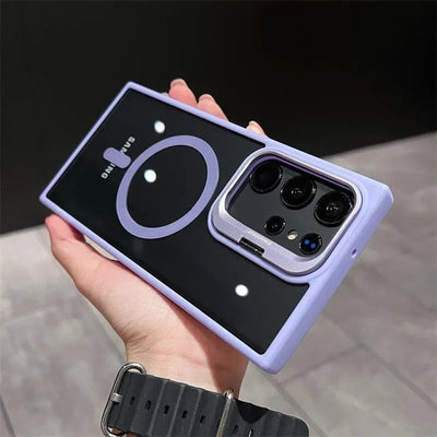 Funda Magnética para Celular con Marco de Lente y Soporte Metálico - Image 21
