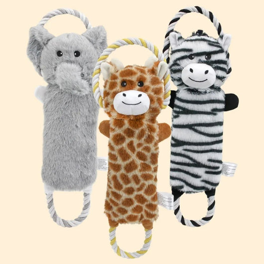 Juguetes de Peluche para Perros - Animales Chirriantes Resistentes a Mordidas - Image 21