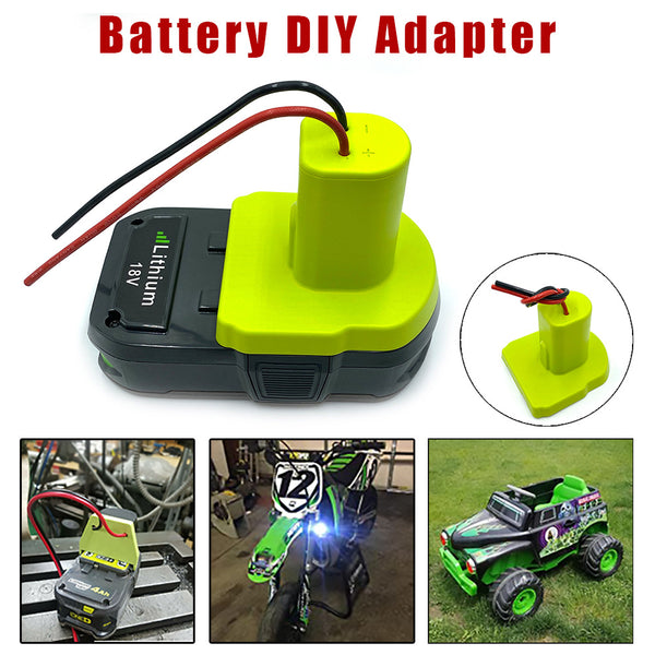 Adaptador de Batería de Níquel con Salida de Cable DIY