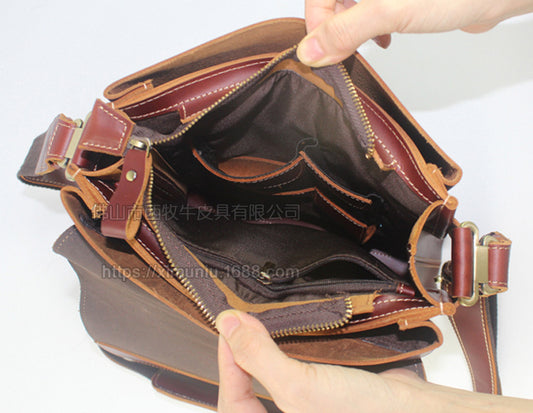 Maletín Ejecutivo de Cuero Premium - Bolsa Mensajero Profesional para Hombre - Image 2