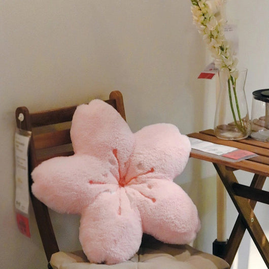 Cojín de Flores de Cerezo Pluché para Habitación - Asiento Tatami Decorativo - Image 2