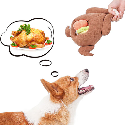 Juguete Interactivo de Peluche con Escondites de Vegetales para Perros - Image 4