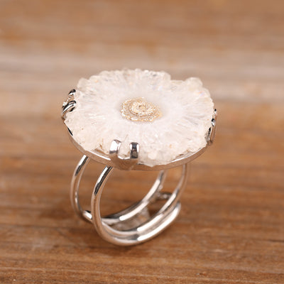 Anillo Ajustable de Oro con Perlas Irregulares - Image 20