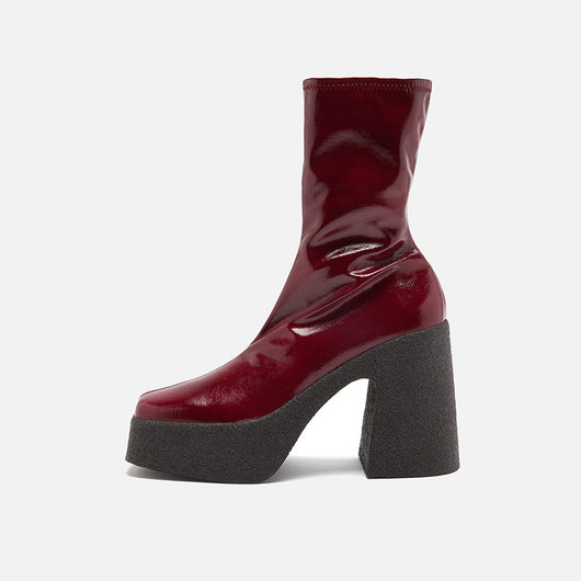 Botas Retro de Tacón Alto para Primavera y Otoño - Image 11