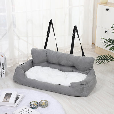 Asiento de Auto para Perros con Cojín Confortable y Transportín Seguro - Image 3