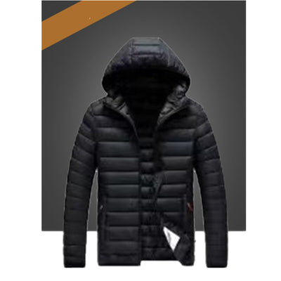 Chaqueta de Plumón Corta para Hombre - Algodón y Abrigo Ligero - Image 6