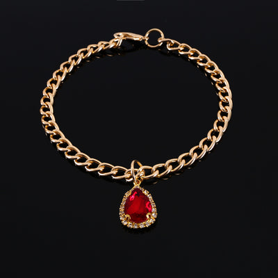 Collar de Gato con Colgante de Cristal y Diamante de Metal - Image 13