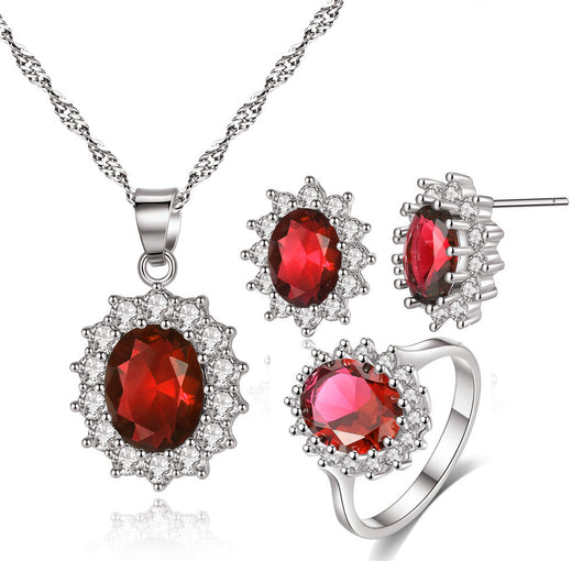 Conjunto de Joyas Girasol: Collar, Anillo y Aretes para Novia - Image 9