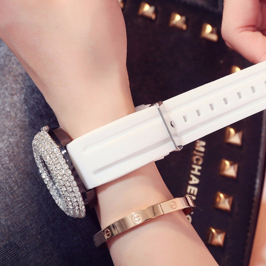 Reloj de Mujer Coreano con Diamantes y Cielo Estrellado de Lujo - Image 2