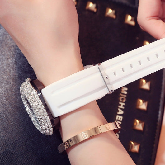 Reloj de Mujer Coreano con Diamantes y Cielo Estrellado de Lujo - Image 2