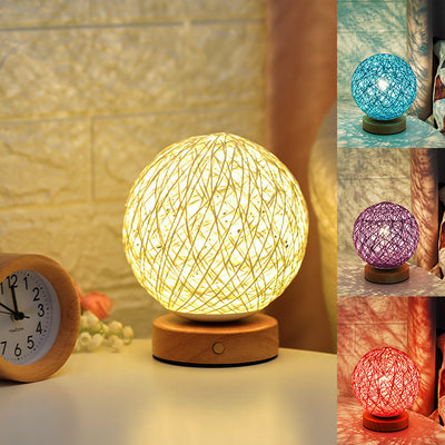 Lámpara LED Sepak Takraw Cielo Estrellado USB - Luz Nocturna Infantil de Mesita - Image 45