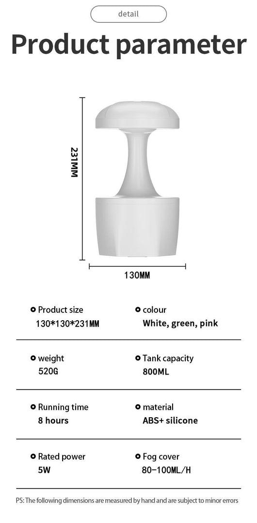 Humidificador Ultrasónico Portátil 800ml con Tecnología Anti-Gravedad y Aromaterapia USB - Image 19