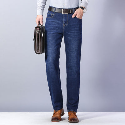 Pantalones Vaqueros Business Casual con Elastano Ajuste Recto - Image 2