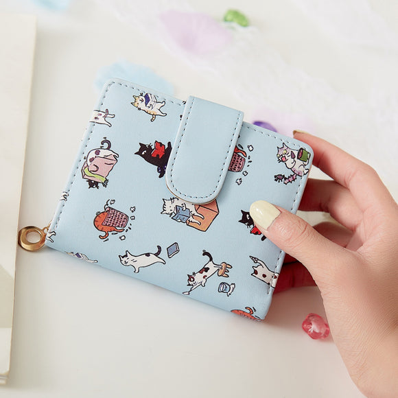 Billetera Infantil Plegable Multifuncional con Porta Tarjetas