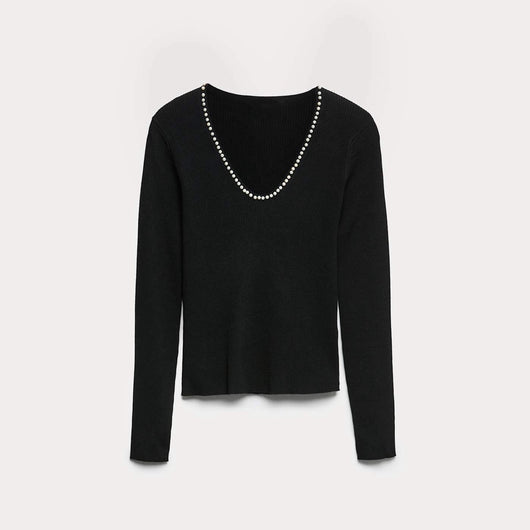Blusa Base de Punto Versátil Manga Larga para Mujer - Image 4