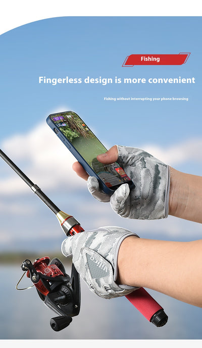 Guantes de Pesca Profesionales con Protección Solar y Tres Dedos Expuestos - Image 10