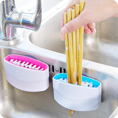 Cepillo de Limpieza Multifunción con Ventosa para Cocina - Image 20