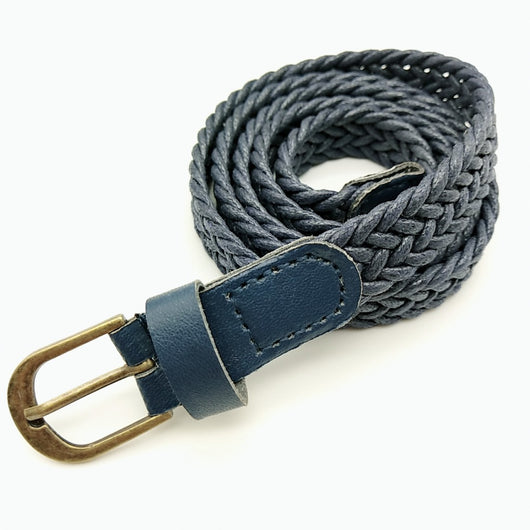 Cinturón Tejido Retro con Hebilla de Aleación de Bronce - Estilo Vintage para Mujer - Image 7