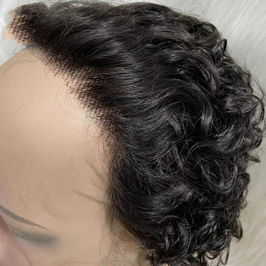 Peluca Frontal de Encaje Integral Tejida a Mano con Cabello Natural - Image 5
