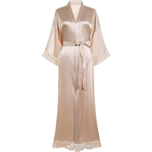 Camisón Elegante de Encaje Escote V para Mujer