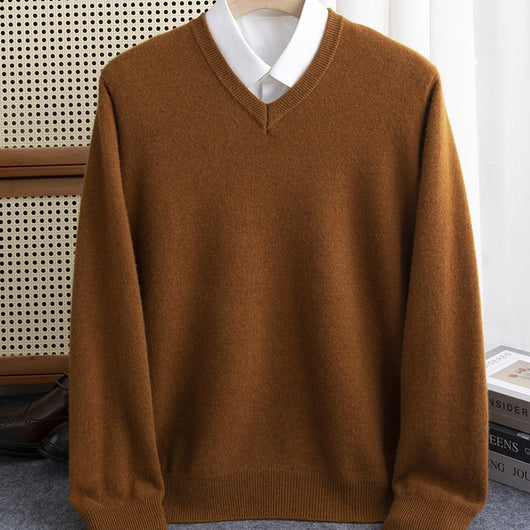 Suéter de Cuello Medio en Lana para Hombre - Image 38