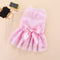 Falda Pastel Rayada Apta para Mascotas
