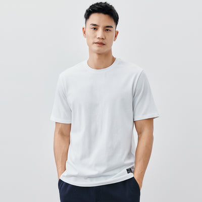 Playera Básica de Algodón Pesado para Hombre - Cuello Redondo Clásico - Image 7