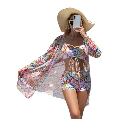 Traje de Baño Hombre y Mujer - Bóxer Bikini Tres Piezas Estilo Moderno - Image 5