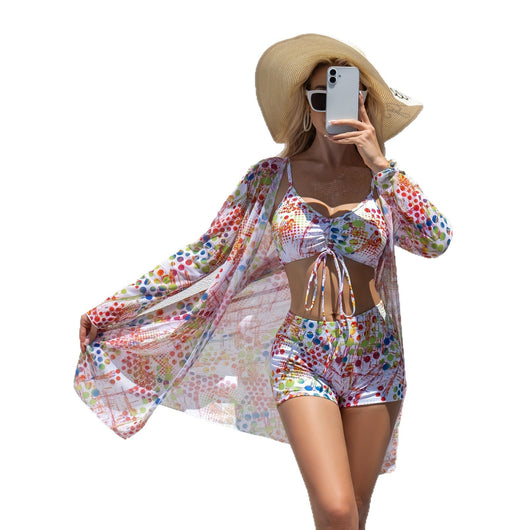 Traje de Baño Hombre y Mujer - Bóxer Bikini Tres Piezas Estilo Moderno - Image 5