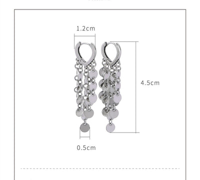 Aretes de Plata con Flecos - Diseño Elegante y Moderno - Image 10