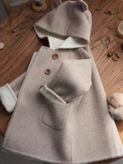 Abrigo Reversible de Lana Cachemira Doble Cara para Otoño e Invierno - Image 14