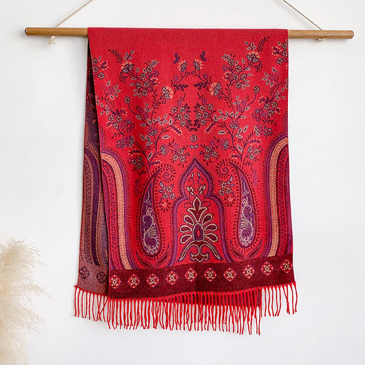 Chal Étnico de Flor de Marañón - Accesorio Bohemio Artesanal - Image 10