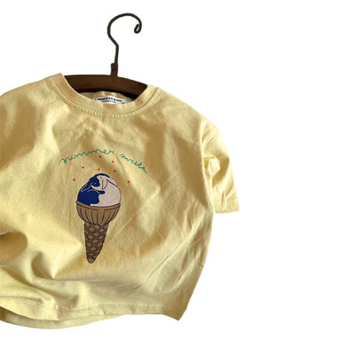 Camiseta Infantil Estampado Dibujos Animados Cuello Redondo - Image 5