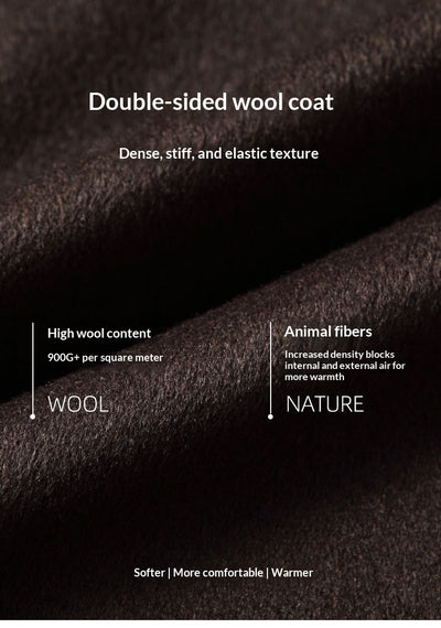 Abrigo de Lana para Hombre con Cuello Mao - Chaqueta Cálida de Estilo Asiático - Image 9