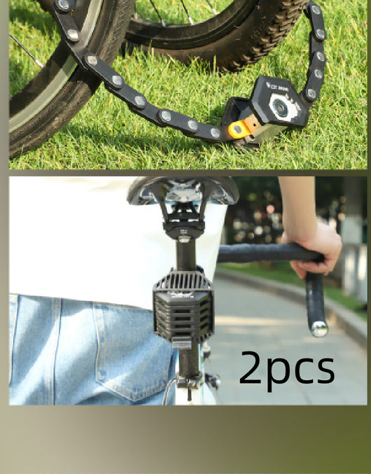 Candado Plegable para Bicicleta de Aleación con 3 Llaves - Seguridad Antirrobo Hamburg-Lock - Image 9