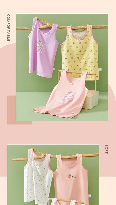 Camiseta Tirantes de Algodón para Niñas - Talla Grande - Image 22