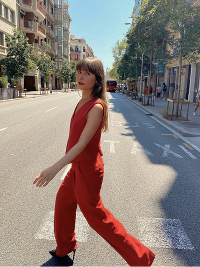 Traje Otoñal de Temperamento: Conjunto Ejecutivo con Pantalón y Chaleco - Image 9
